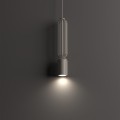 LAMPAMI - beżowa lampa wisząca pojedyncza, nowoczesna lampa do salonu, lampa nad wyspę, nowoczesna lampa do salonu SINGLES B