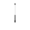 LAMPAMI - grafitowa lampa wisząca pojedyncza, nowoczesna lampa do salonu, lampa nad wyspę, nowoczesna lampa do salonu SINGLES B