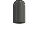 LAMPAMI - grafitowa lampa wisząca pojedyncza, nowoczesna lampa do salonu, lampa nad wyspę, nowoczesna lampa do salonu SINGLES B