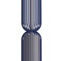LAMPAMI - niebieska lampa wisząca pojedyncza, nowoczesna lampa do salonu, lampa nad wyspę, nowoczesna lampa do salonu SINGLES B