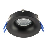 Oczko sufitowe czarne aluminiowe IP44 oprawa do sufitu podwieszanego EYE