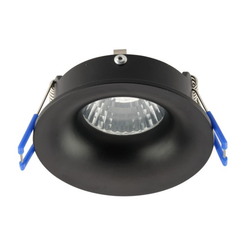 LAMPAMI - lampa sufitowa do łazienki, lampa do biura, oczko sufitowe czarne, czarna oprawa stropowa EYE IP 44