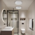 LAMPAMI - plafon łazienkowy IP44, lampa sufitowa  do łazienki, lampa sufitowa łazienkowa, lampa łazienkowa, plafon sufitowy biały, lampa do kuchni PORI WHITE IP 44