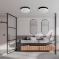 LAMPAMI - plafon łazienkowy IP44, lampa sufitowa  do łazienki, lampa sufitowa łazienkowa, lampa łazienkowa, plafon sufitowy, lampa do kuchni PORI BLACK IP 44