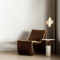 LAMPAMI - lampa wisząca złota nowoczesna, złota lampa ledowa, nowoczesna lampa do salonu ELVA BRASS LED 8W