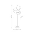 LAMPAMI -  lampa stojąca boho PULSE 3 szkic