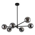 LAMPAMI - lampa kule, żyrandol do salonu kule, żyrandol do sypialni, czarny żyrandol nowoczesny, żyrandol kule SARIUS BLACK / GRAPHITE