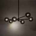 LAMPAMI - lampa kule, żyrandol do salonu kule, żyrandol do sypialni, czarny żyrandol nowoczesny, żyrandol kule SARIUS BLACK / GRAPHITE