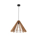 Żyrandol z drewna 160 cm 1xE27 ERIS WOOD