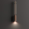 LAMPAMI - beżowa lampa wisząca pojedyncza, nowoczesna lampa do salonu, lampa nad wyspę, nowoczesna lampa do salonu SINGLES A NOWODVORSKI
