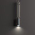 LAMPAMI - beżowa lampa wisząca pojedyncza, nowoczesna lampa do salonu, lampa nad wyspę, nowoczesna lampa do salonu SINGLES A  NOWODVORSKI