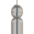 LAMPAMI - beżowa lampa wisząca pojedyncza, nowoczesna lampa do salonu, lampa nad wyspę, nowoczesna lampa do salonu SINGLES A  NOWODVORSKI