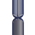 LAMPAMI - niebieska lampa wisząca pojedyncza, nowoczesna lampa do salonu, lampa nad wyspę, nowoczesna lampa do salonu SINGLES A NOWODVORSKI