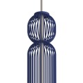 LAMPAMI - niebieska lampa wisząca pojedyncza, nowoczesna lampa do salonu, lampa nad wyspę, nowoczesna lampa do salonu SINGLES A NOWODVORSKI