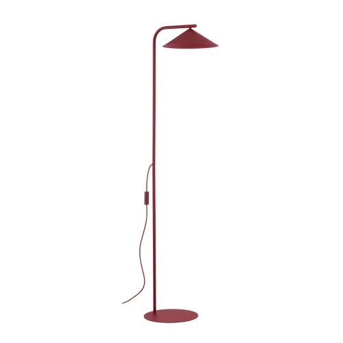 LAMPAMI - lampa podłogowa stojąca, nowoczesna lampa stojąca do salonu, lampa podłogowa do salonu, nowoczesna lampa podłogowa LUME BURGUND