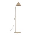 LAMPAMI - beżowa lampa podłogowa, nowoczesna lampa do salonu, lampa do sypialni, lampa stojąca do czytania CONO SABIA
