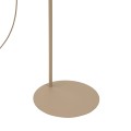 LAMPAMI - beżowa lampa podłogowa, nowoczesna lampa do salonu, lampa do sypialni, lampa stojąca do czytania CONO SABIA