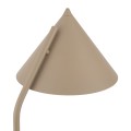 LAMPAMI - beżowa lampa podłogowa, nowoczesna lampa do salonu, lampa do sypialni, lampa stojąca do czytania CONO SABIA