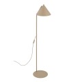 LAMPAMI - beżowa lampa podłogowa, nowoczesna lampa do salonu, lampa do sypialni, lampa stojąca do czytania CONO SABIA