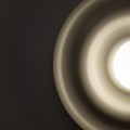 LAMPAMI - elegancki kinkiet okrągły płaski kaszmirowy, kinkiet ścienny kaszmirowy, lampa na korytarz, kinkiet na klatkę schodową, kinkiet na przedpokój, okrągły kinkiet ścienny ONDA KASZMIR L