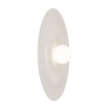 LAMPAMI - elegancki kinkiet okrągły płaski kaszmirowy, kinkiet ścienny kaszmirowy, lampa na korytarz, kinkiet na klatkę schodową, kinkiet na przedpokój, okrągły kinkiet ścienny ONDA KASZMIR L