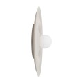 LAMPAMI - elegancki kinkiet okrągły płaski kaszmirowy, kinkiet ścienny kaszmirowy, lampa na korytarz, kinkiet na klatkę schodową, kinkiet na przedpokój, okrągły kinkiet ścienny ONDA KASZMIR L