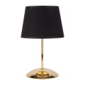 LAMPAMI - lampka nocna czarno złota, lampa na komodę, lampka nocna do sypialni, lampka stojąca do salonu, lampa nocna, lampka nocna GLORY GOLD
