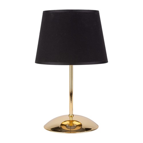 LAMPAMI - lampka nocna czarno złota, lampa na komodę, lampka nocna do sypialni, lampka stojąca do salonu, lampa nocna, lampka nocna GLORY GOLD