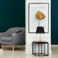 LAMPAMI - lampka nocna czarno złota, lampa na komodę, lampka nocna do sypialni, lampka stojąca do salonu, lampa nocna, lampka nocna GLORY GOLD