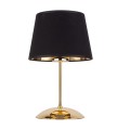 LAMPAMI - lampka nocna czarno złota, lampa na komodę, lampka nocna do sypialni, lampka stojąca do salonu, lampa nocna, lampka nocna GLORY GOLD