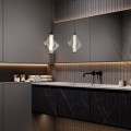 LAMPAMI - lampa ledowa wisząca czarna pojedyncza,  lampa ledowa do kuchni nad wyspę kuchenną, lampa ledowa do salonu, lampa wisząca do sypialni przy łóżku, lampa wisząca ozdobna ELVA BLACK LED