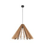 Żyrandol z drewna 180 cm 1xE27 ERIS WOOD L