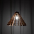 LAMPAMI - żyrandol z drewna, lampa do kuchni, lampa do salonu, przytulna lampa do sypialni, lampa nad stół, lampa do sypialni wisząca przy łóżku ERIS WOOD