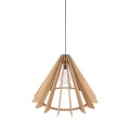 LAMPAMI - żyrandol z drewna, lampa do kuchni, lampa do salonu, przytulna lampa do sypialni, lampa nad stół, lampa do sypialni wisząca przy łóżku ERIS WOOD