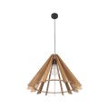 LAMPAMI - żyrandol z drewna, lampa do kuchni, lampa do salonu, przytulna lampa do sypialni, lampa nad stół, lampa do sypialni wisząca przy łóżku ERIS WOOD