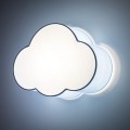 LAMPAMI - lampa sufitowa do pokoju dziecka, niebieska lampa sufitowa, lampa do pokoju chłopca, lampa dla niemowlaka CLOUD MINI 2