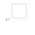LAMPAMI - plafon z czujnikiem ruchu TAHOE SENSOR szkic