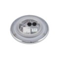 LAMPAMI - lampa ip65, lampa ledowa na zewnątrz, kinkiet do łazienki, kinkiet ścienny ledowy okrągły,  kinkiet w salonie, kinkiet w łazience, kinkiet srebrny nowoczesny ASTRA LED NOWODVORSKI