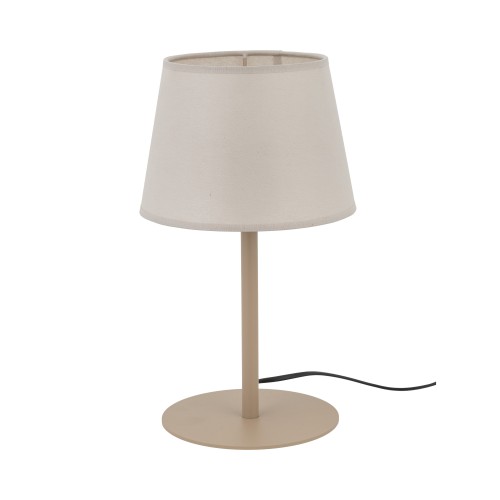 LAMPAMI - beżowa lampka nocna stojąca do sypialni, lampa nocna, lampa stojąca do salonu, lampka nocna do pokoju MAJA SABIA
