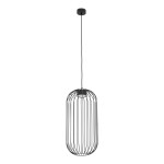 Czarna lampa do kuchni loft wisząca 184 cm 1xGX53 SPHERA S BLACK 