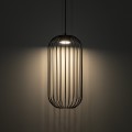 LAMPAMI - czarna lampa do kuchni loft wisząca, lampa do kuchni, lampa nad stół, lampa nad wyspę kuchenną, czarna lampa sufitowa wisząca, lampa loftowa do kuchni SPHERA S BLACK