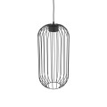LAMPAMI - czarna lampa do kuchni loft wisząca, lampa do kuchni, lampa nad stół, lampa nad wyspę kuchenną, czarna lampa sufitowa wisząca, lampa loftowa do kuchni SPHERA S BLACK
