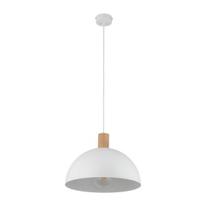 Biała lampa wisząca nad stół 170 cm 1xE27 OSLO WHITE