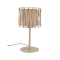 LAMPAMI - lampka nocna stojąca beżowa, lampa stojąca do salonu boho, lampa nocna beżowa, lampka nocna stojąca do sypialni, lampa do salonu, lampka przy łóżku, lampa na komodzie HARMONY SABIA JUTA