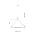LAMPAMI - lampa nad stół do jadalni kaszmir taupe CAPITAL TAUPE szkic