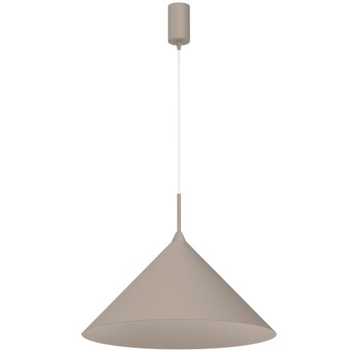 LAMPAMI - lampa nad stół do jadalni kaszmir taupe,  lampa kaszmirowa, lampa sufitowa, lampa nad stół do jadalni, lampa nad stół do kuchni, lampa do salonu wisząca CAPITAL TAUPE