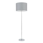 Lampa stojąca chromowana z abażurem 1xE27 HOTEL MOOD
