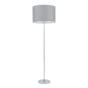 Lampa stojąca chromowana z abażurem 1xE27 HOTEL MOOD