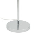 LAMPAMI - lampa stojąca chromowana z abażurem, lampa stojąca do salonu, lampa stojąca hotelowa klasyczna, lampa stojąca podłogowa, lampa w sypialni, lampa w pokoju HOTEL MOOD