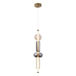 Przytulna lampa do sypialni wisząca przy łóżku 160 cm złota 9,5W LED 2700K KELLY 